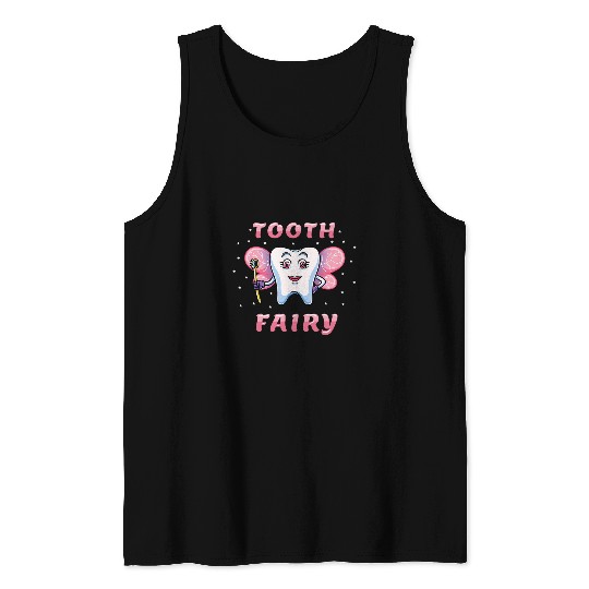 dentists Job Tooth Fairy dentists And Dental Hygienist Halloween Costume Tank Tops