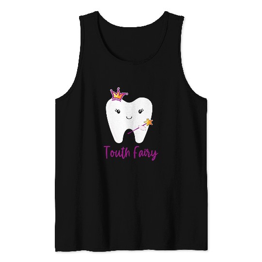dentists Job Tooth Fairy Cute Costume For Dental dentists Hygienist Funny Tank Tops