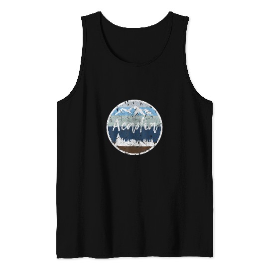Bear Pet Acadia National Park Maine Mountains Forest Bear Nature Tank Tops