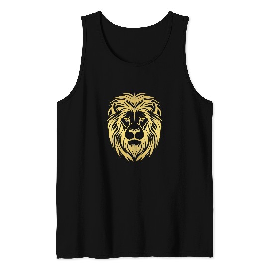 Lion Pet Face Tank Tops