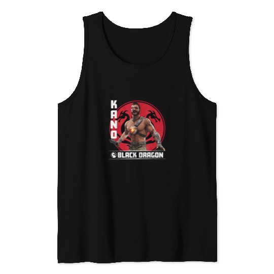 Dragon Pet Mortal Kombat Kano Black Dragon Tank Tops