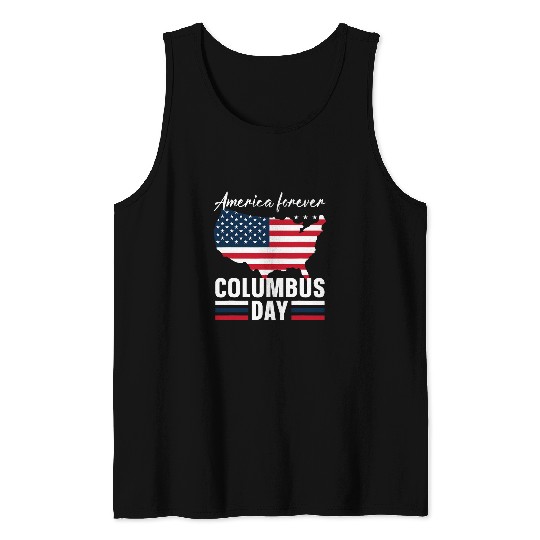 1492 Christopher Columbus Day 14 Tank Tops