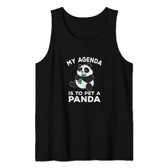 Panda Pet Pet Bamboo Forest Wlidlife China Zookeeper Giant Tank Tops