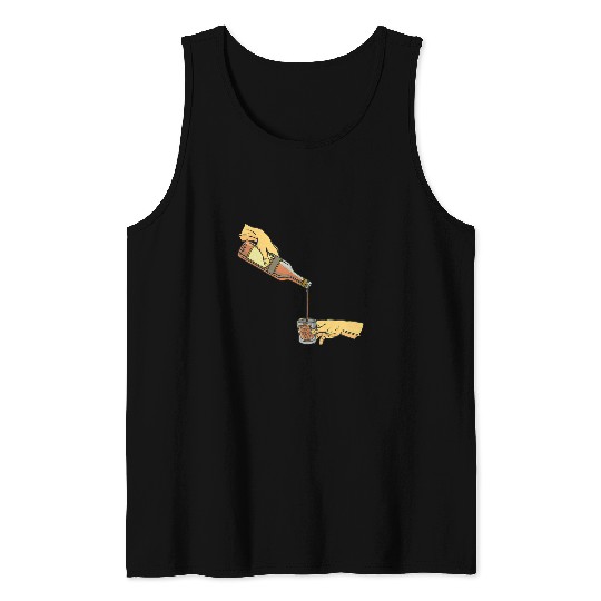 Bartender Job Negroni Cocktail Bartender Hands Drink Party Aperitif Tank Tops