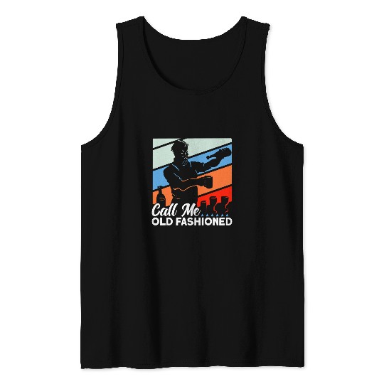 Bartender Job Call Me Old Fashioned Tank Tops