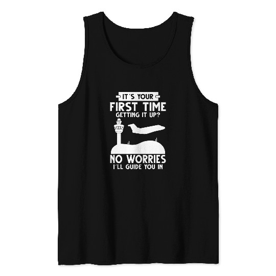 Flight Coordinator Mode Air Traffic Controller Costume Tank Tops