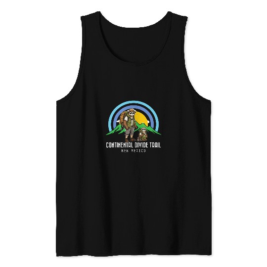 Sloth Pet Continental Divide Trail New Mexico Souvenir Mountain Sloth Tank Tops
