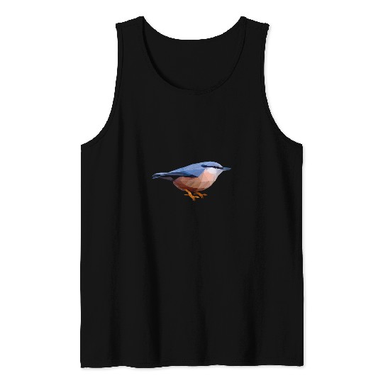 Flinker nuthat in polygon technology flying premium design Tank Tops