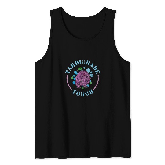 Bear Pet Tardigrade Tough Waterbear Microbiologist Moss Piglets Grunge Tank Tops