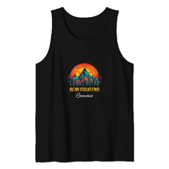 Bear Pet Bear Mountain Connecticut Tank Tops
