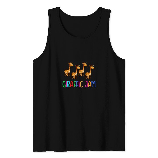 Giraffe Pet Traffic giraffic jam 1 Tank Tops