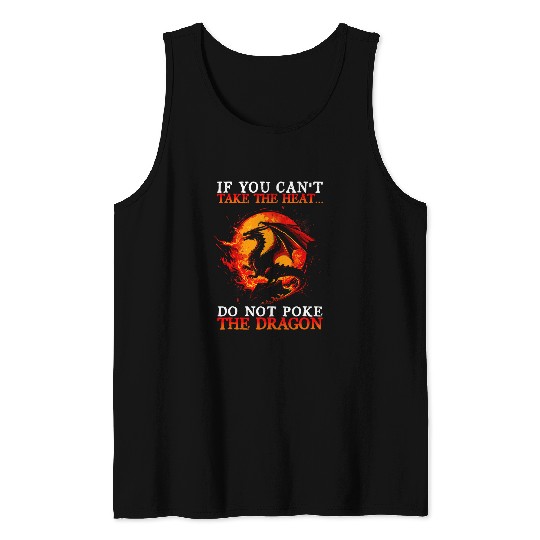 Dragon Pet Mythical Dragons Flame vintages Dragon Lover Tank Tops