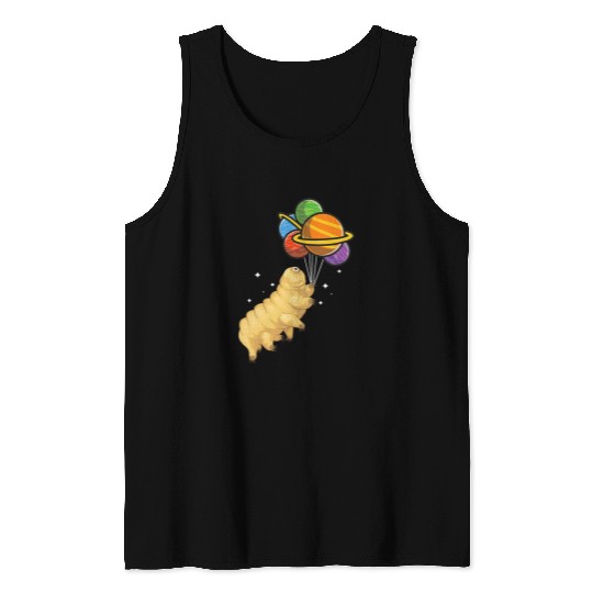 Bear Pet Tardigrade in Space Micro Animals Water Bear Tank Tops