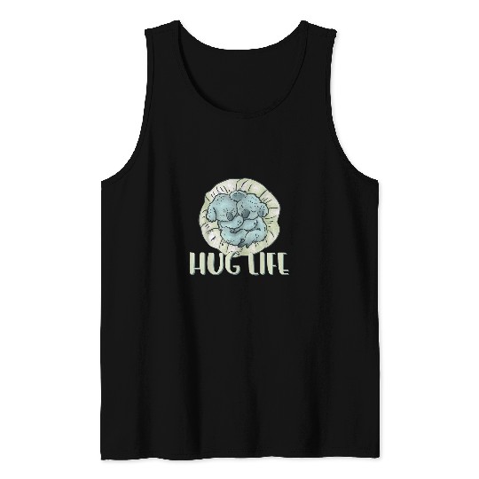 Koala Pet Hug Life Koala Men Women Kids Tank Tops