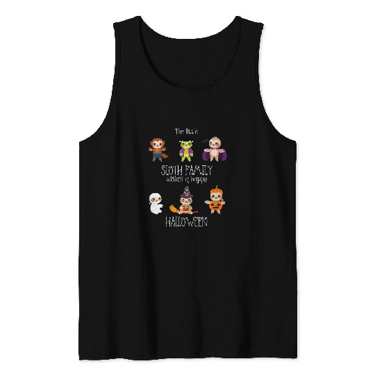 Sloth Pet Kids little Sloth Family Boys Girls Halloween Sloth Tank Tops