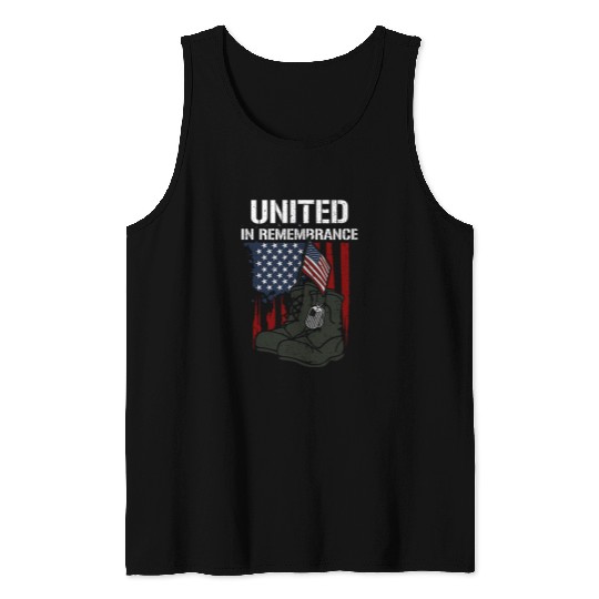 Memorial Day Tribute United in Remembrance Memorial Day Tank Tops