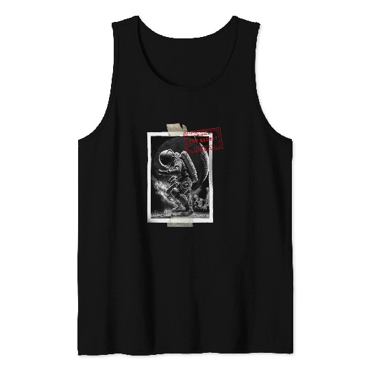 Astronaut Job Encounters Alien bigfoots Conspiracy Theory UFO Tank Tops