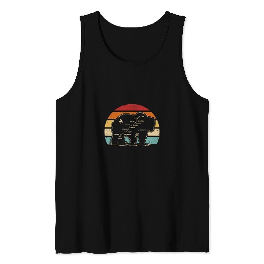 Bear Pet Appalachian Trail Bear Symbol Of Appalachian National Park 8 Tank Tops