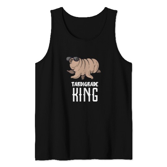 Bear Pet Tardigrade King Microbiology Science Lover Water Bear Tank Tops