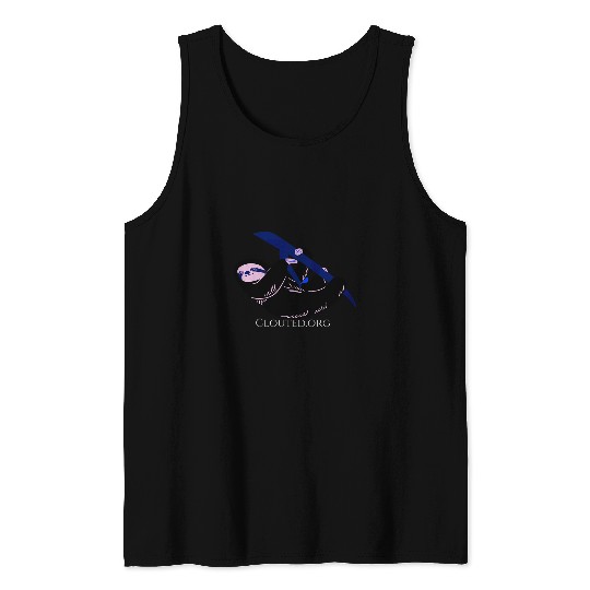 Sloth Pet cloutedorg Oversized Sloth v2 Tank Tops