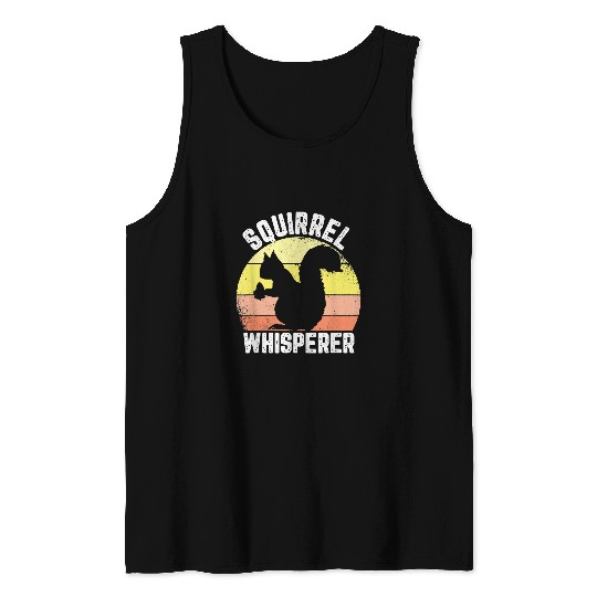 Squirrel Pet Whisperer Gift Vintage Tank Tops
