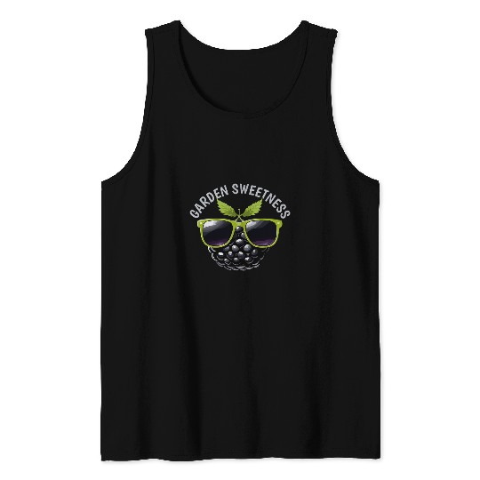 Garden Sweetness Cute Blackberry 1 Tank Tops