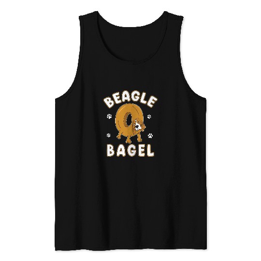 Beagle Bagel Baker For Bake Roll Lovers And Puppy Owners Tank Tops