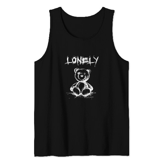 Bear Pet Lonely Tank Tops