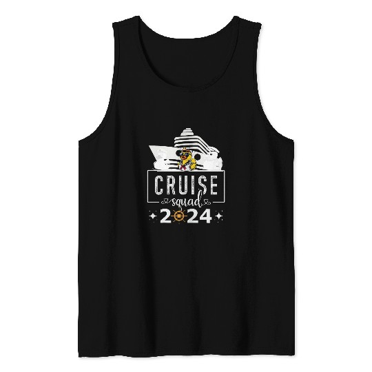 Duck Pet Cruise Squad Duck Trio Funny Rubber Duck Cruise Outfit Dark Tank Tops