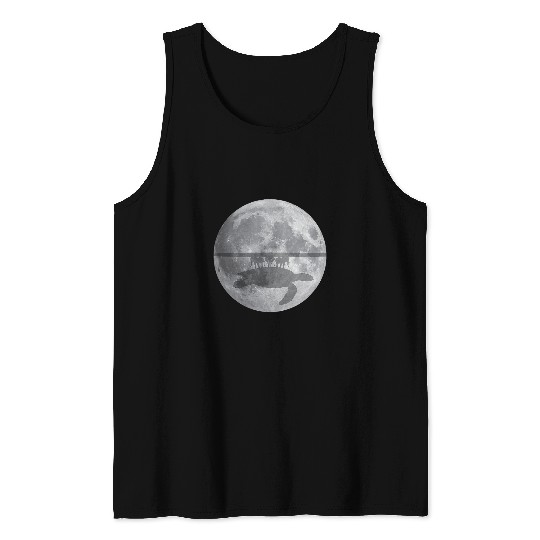 Elephant Pet Flat Earth Theory Elephant Turtle Tank Tops