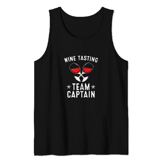 Wines Fun Tasting Team Captain Gift Men Women Cool Drinker 7 Tank Tops