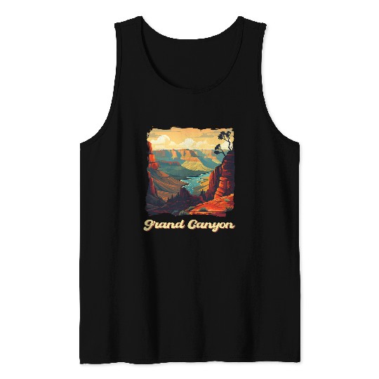 Grand Canyon Adventure Hiking Nature Lover Tank Tops