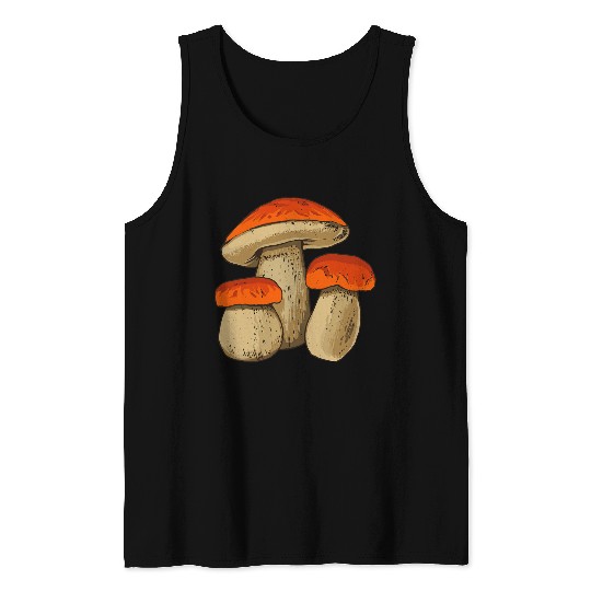 Foraging Mycology Mushroom Hunting Morel Fungi Mushroom Tank Tops