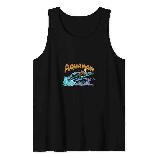 Aquaman Aqua Swim Tank Tops