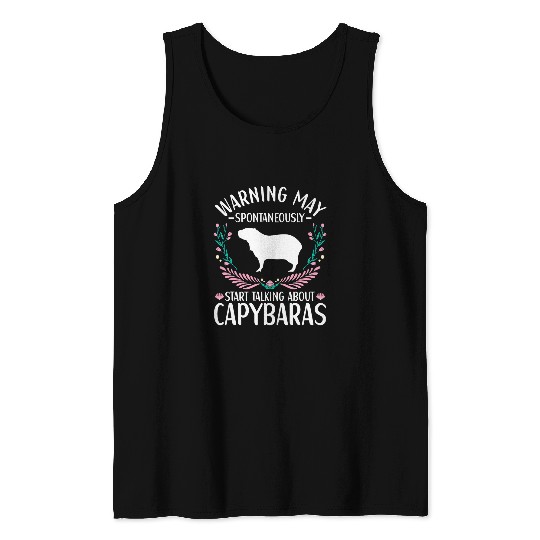 capybaras Pet Outfit for capybaras Lovers Apparel Women Girls 1 Tank Tops