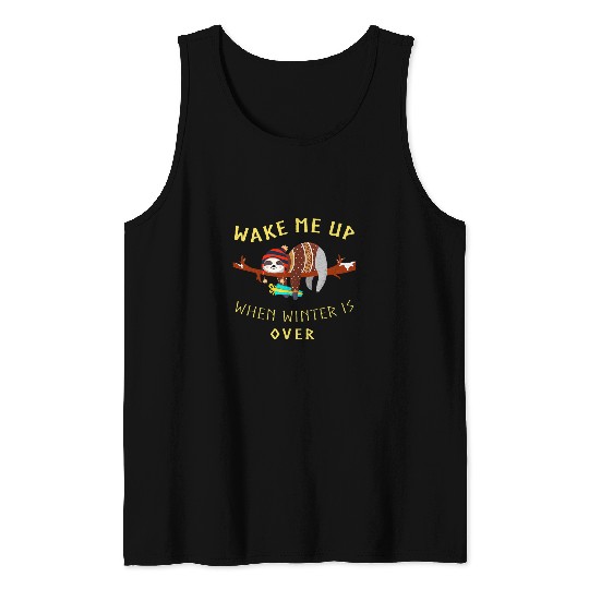 Sloth Pet Cool Sarcastic Sloth Novelty Graphic Tees Cool Designs Fun Tank Tops