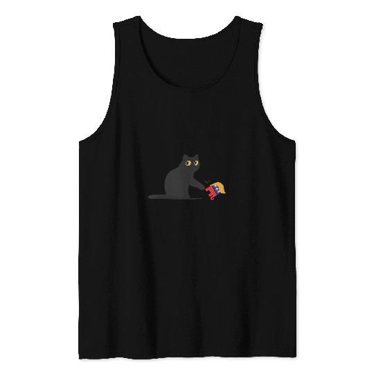 Elephant Pet Kamala Harris Victory black cats vs Elephant Tank Tops