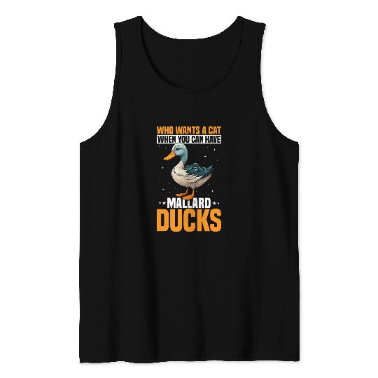 Duck Pet Toys Enclosure Food Essentials Mallard Duck Owner Tank Tops