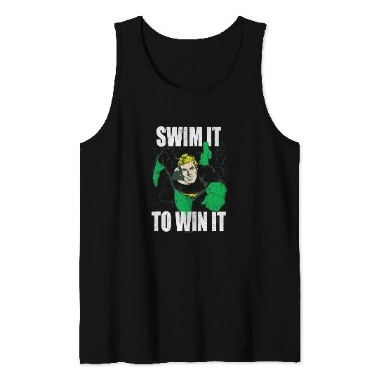 Aquaman Swim It Tank Tops