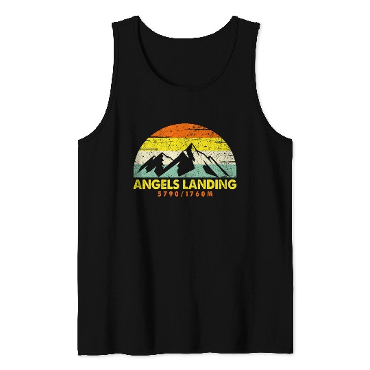 Angels Landing Zion National Park Mountain Hiking Tank Tops