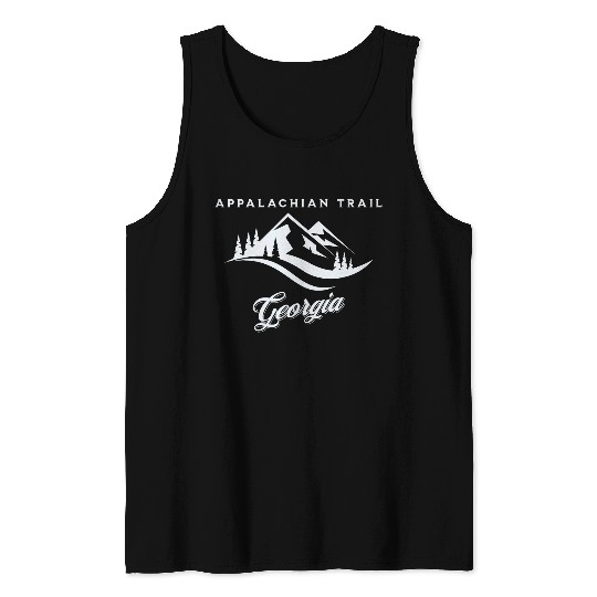 Appalachian Trail Georgia Hiking Scenic Trail Tank Tops