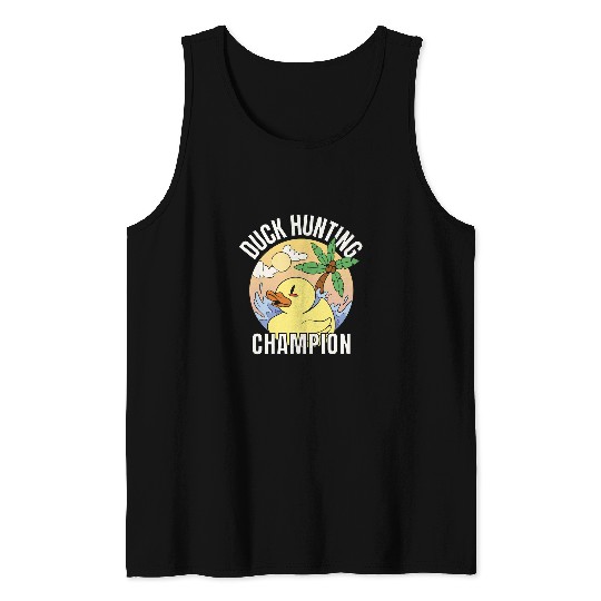 Duck Pet Cruising Ducks Duck Hunting Champion Cruise Duck Tank Tops