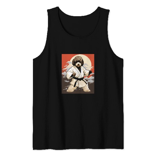 MMA Portuguese Water Dog Karate Tank Tops