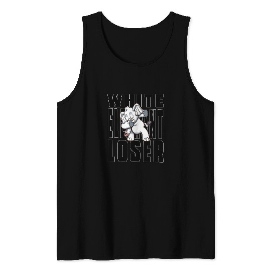 Elephant Pet Gag Gift Funny White Elephant Gift Ideas Pacaderm Dab Tank Tops