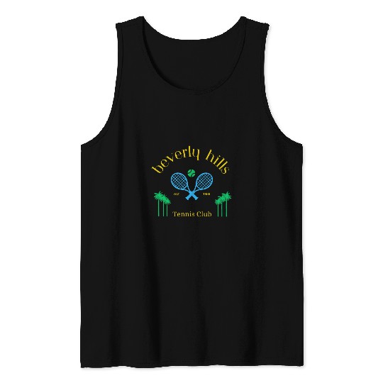 Beverly Hills Preppy Tennis Club Tank Tops