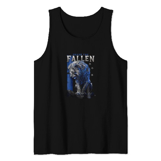 Lion Pet honor the fallen lion Tank Tops