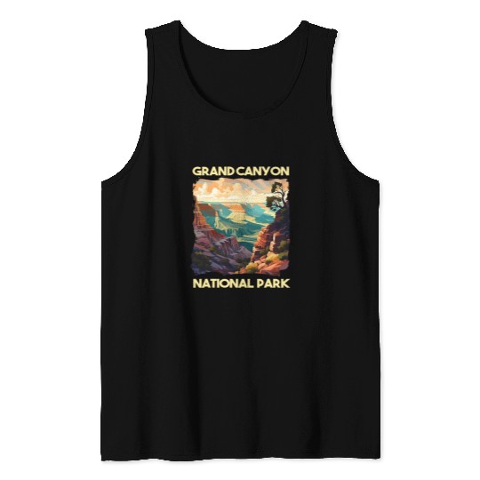 Grand Canyon National Park Adventure Hiking Nature Lover Tank Tops