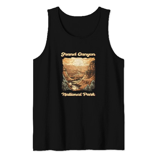 Grand Canyon National Park Adventure Hiking Nature Lover 5 Tank Tops