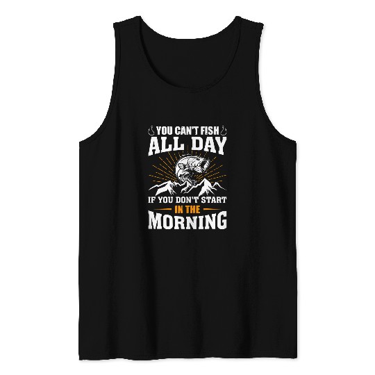 Bass Masterbaiter Cool Fisherman Angler Fishing Rod Lovers Tank Tops