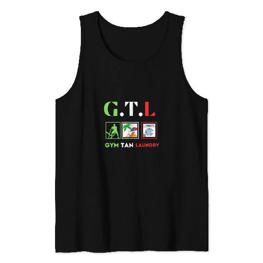 Gym Tan Laundry GTL New Jersey Shore Italian Flag apparel Tank Tops